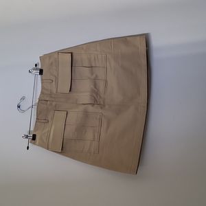 Zara khaki mini skirt